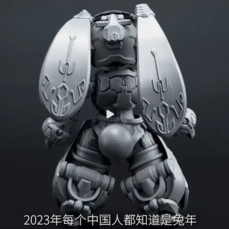 Pre-Order  Hobbymecha Zodiac mecha Mao Rabbit Action figure
