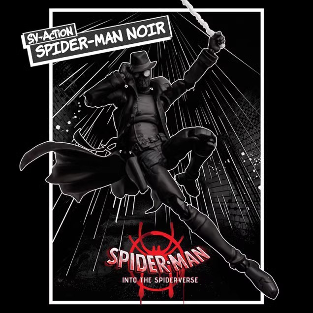 Pre-order Flame Toys SV-ACTION SPIDER-MAN NOIR SPIDER-MAN INTO THE SPIDER-VERSE