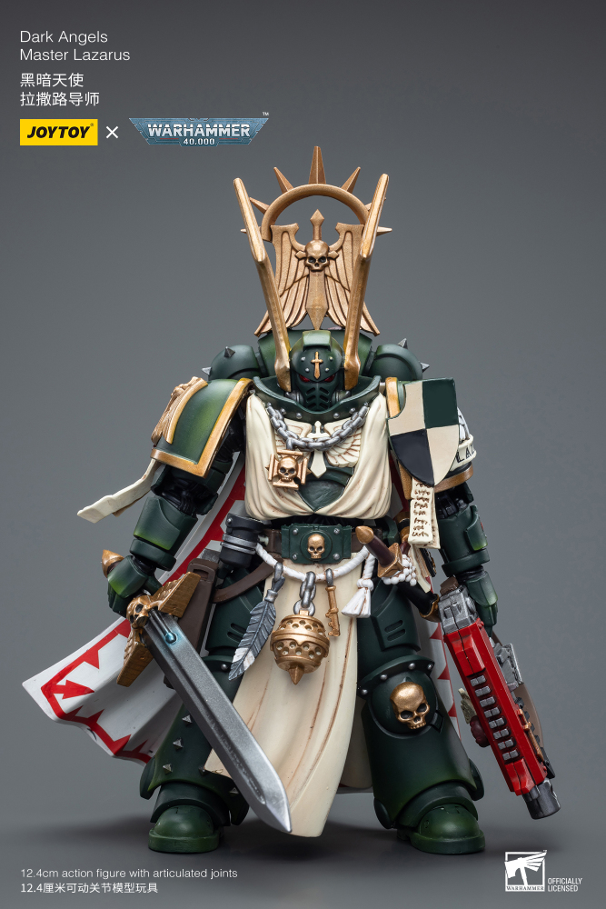 Preorder JoyToy WARHAMMER 40K 1:18 Dark Angels Master Lazarus