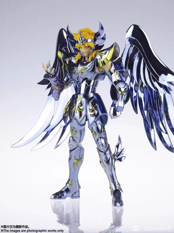 In-coming Great Toys GT Saint Seiya Cloth EX2.0 God White Bird Ice River Action figure Toy
