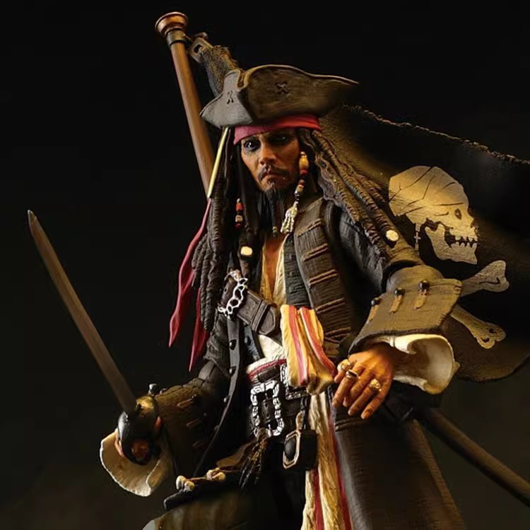 Kaiyodo 22005 Marvel Mountain Pass Style Sparrow Caribbean Pirate Captain Jack Action figure