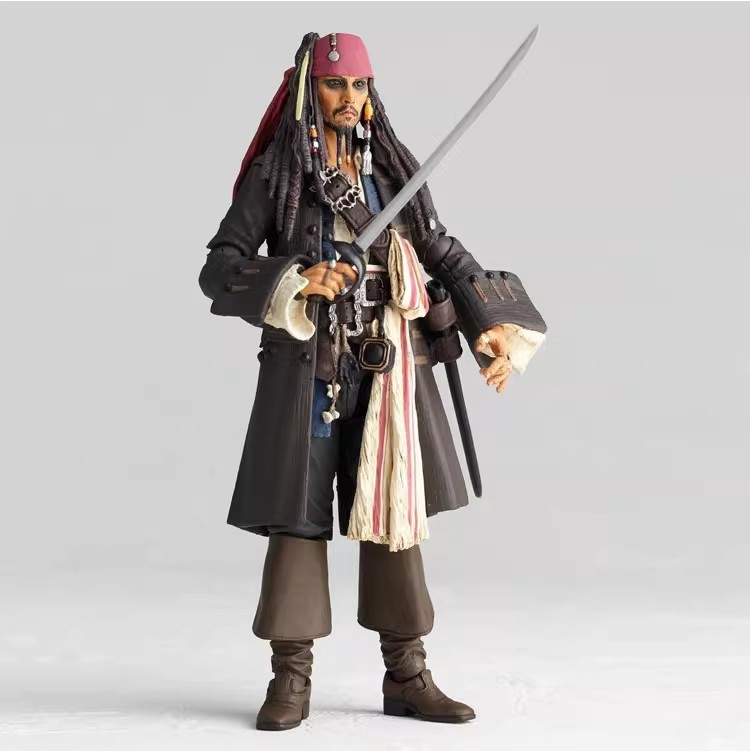 Kaiyodo 22005 Marvel Mountain Pass Style Sparrow Caribbean Pirate Captain Jack Action figure