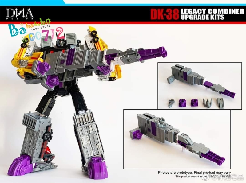 Coming soon DNA Design DK-38 Legacy combiner upgrade kits