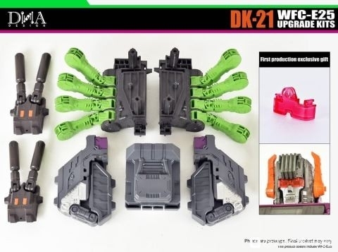 DNA Design DK-19/21/23 Upgrade Kit for WFC-E25 Earthrise Scorponok in stock