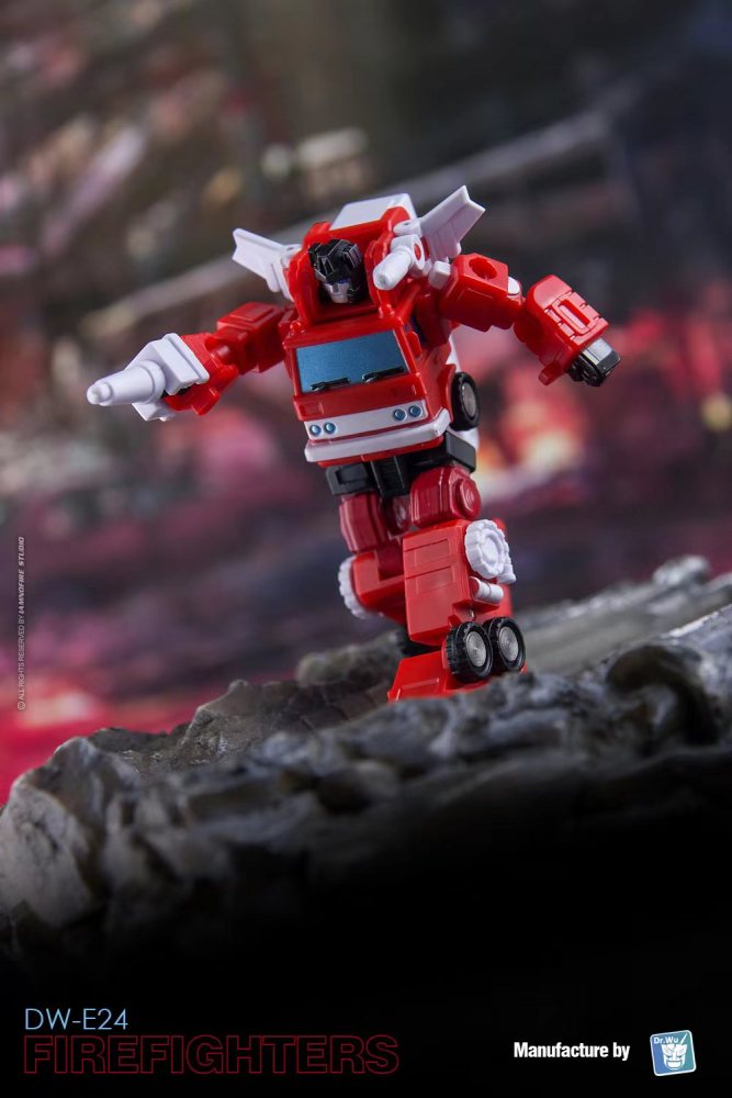 Pre-Order Dr.Wu DW-E24 FIREFIGHTERS mini Inferno action figure toy