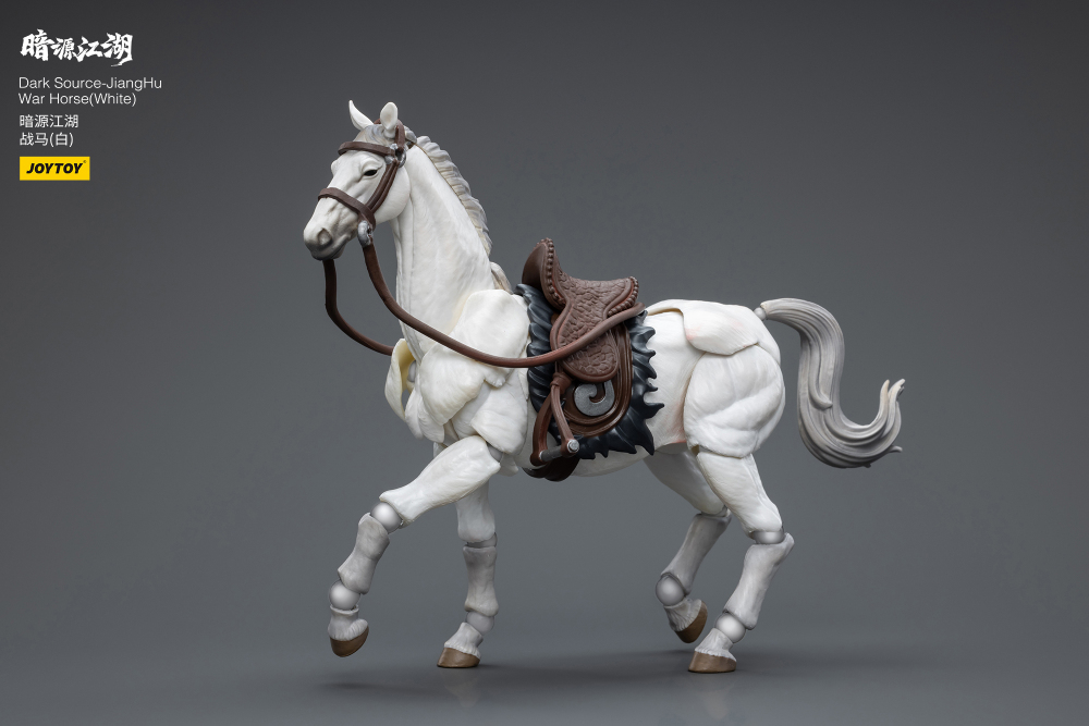 Preorder JoyToy 1:18 Dark Source-Jianghu War Horse with saddle White
