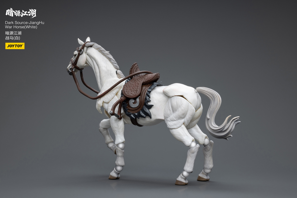 Preorder JoyToy 1:18 Dark Source-Jianghu War Horse with saddle White
