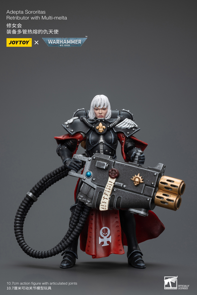 Pre-order JoyToy 1/18 Warhammer 40K Adepta Sororitas Retributor w/ Multi-melta