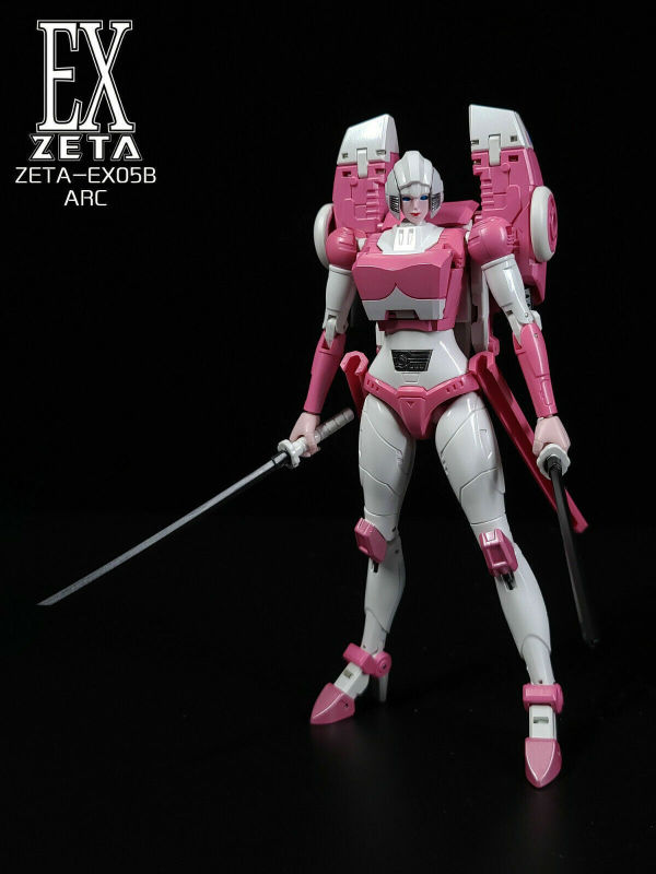 Zeta Toys Zeta EX-05B EX 05B Arcee Pearl Painting version instock