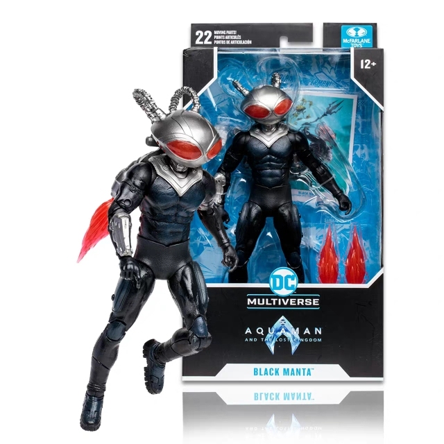 McFarlane Toys DC Multiverse Black Manta David Hyde Figure - Incredibly Archenemy Flames