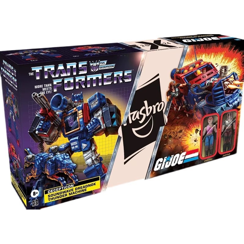 Pre-order Hasbro Transformers &amp; GIJOE Soundwave &amp; Zartan &amp; Zarana sets