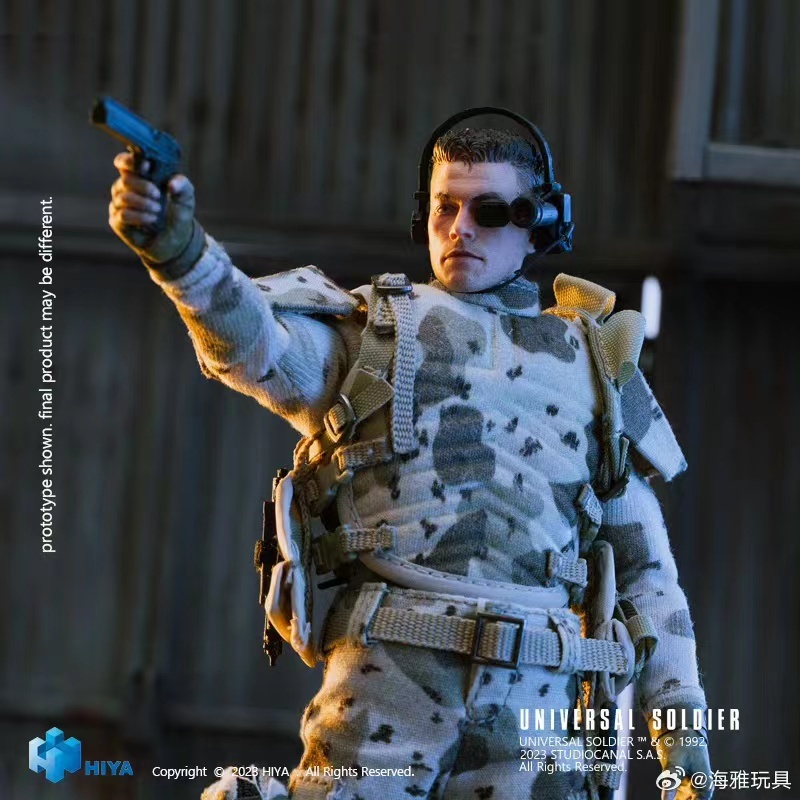 Pre-order HIYA Toys 1/12 UNIVERSAL SOLDIER Luc action figure