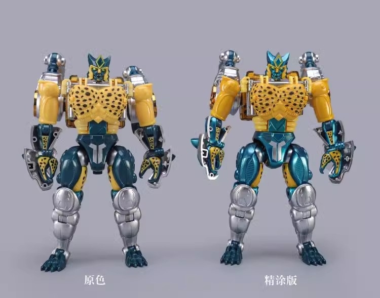 Pre-order TransArt BWM-03 Metal Leopard Commander Transmetal Cheetor Fine spray coating version