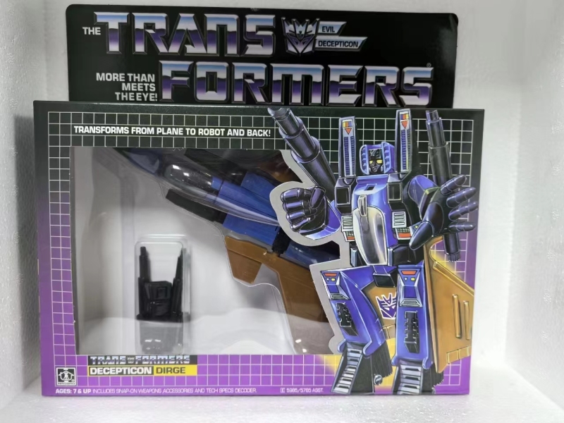 Transformer Toy G1 Reissue DECEPTICON DIRGE KO New With Box