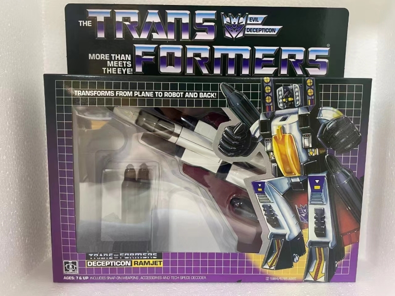 Transformer Toy G1 Reissue DECEPTICON RAMJET KO New With Box