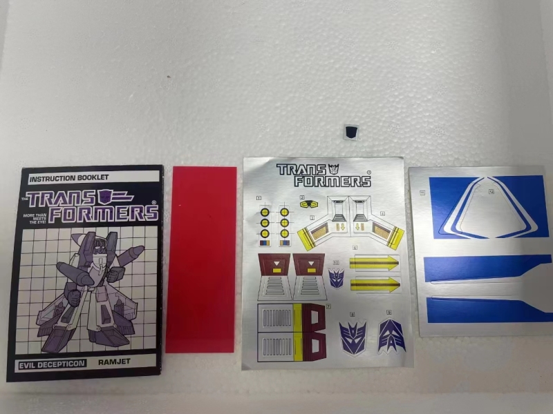 Transformer Toy G1 Reissue DECEPTICON RAMJET KO New With Box