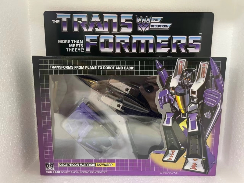 Transformer Toy G1 Reissue DECEPTICON WARRIOR SKYWARP KO New With Box