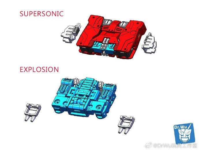 Pre-Order Dr.Wu IMPACT WAVE SUPERSONIC EXPLOSION Mini Action Figure Toy