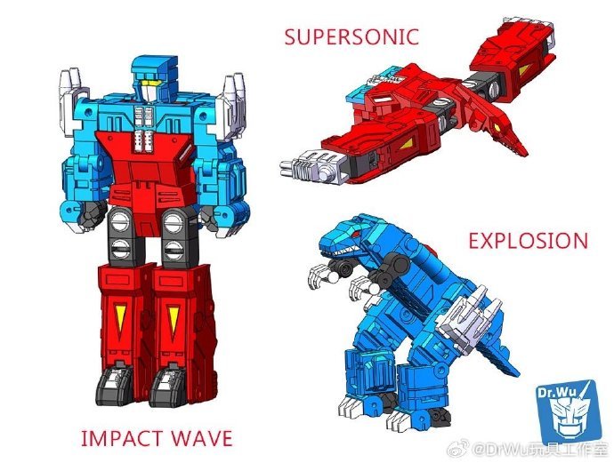 Pre-Order Dr.Wu IMPACT WAVE SUPERSONIC EXPLOSION Mini Action Figure Toy