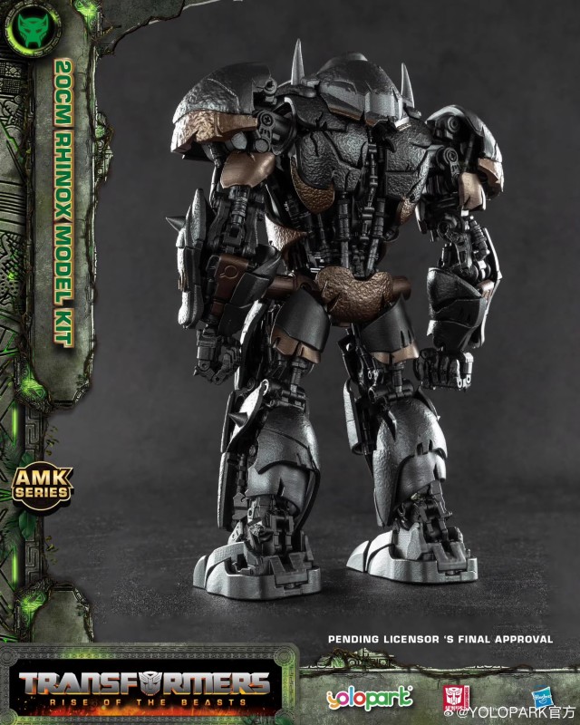 Pre-order  YoloPark AMK SERIES Rhinox model kit RISE OF THE BEASTS Assembled Action Figure