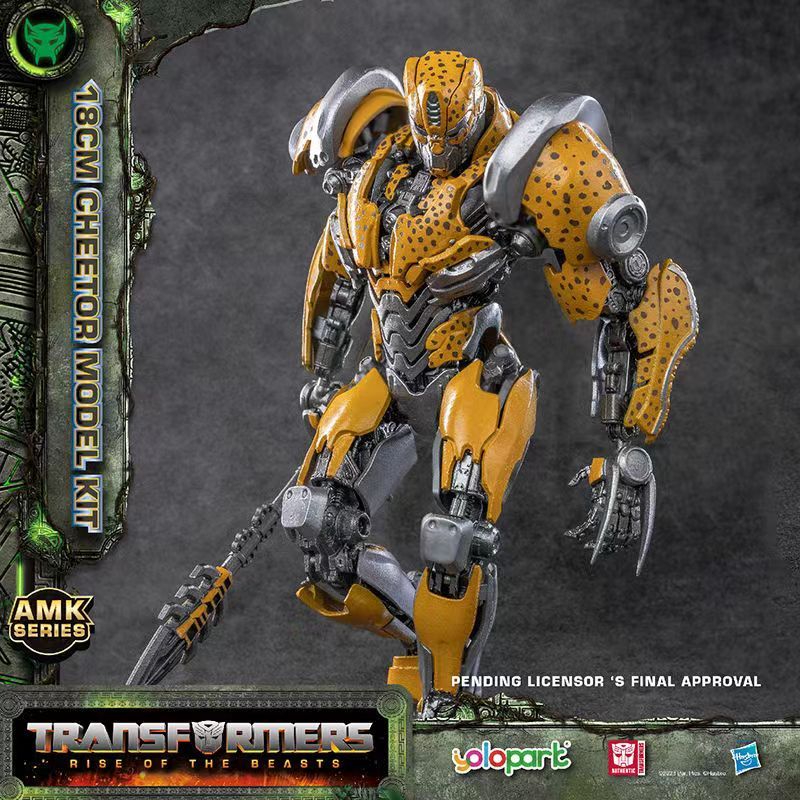 YoloPark AMK SERIES CHEETOR model kit Transformers Movie RISE OF THE BEASTS Assembled Action Figure