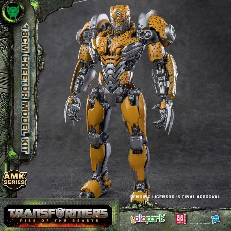 YoloPark AMK SERIES CHEETOR model kit Transformers Movie RISE OF THE BEASTS Assembled Action Figure