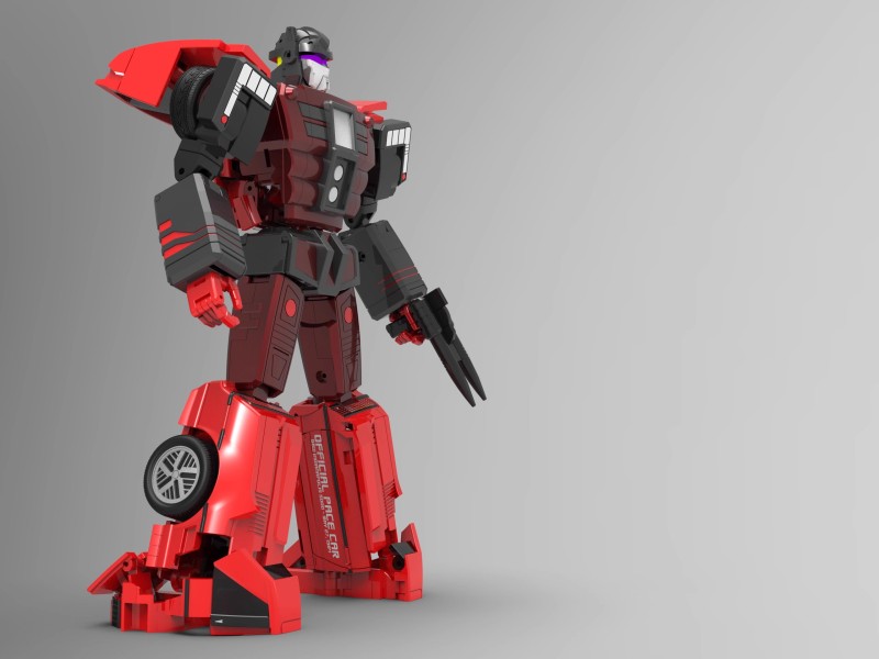 Pre-order X-Transbots MX-26R Bond &amp; James Punch &amp; CounterPunch Indiana Track Red Version Action Figure