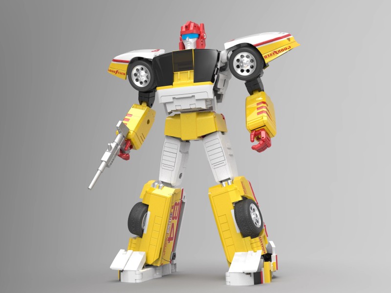 Pre-order X-Transbots MX-26Y Bond & James Punch & CounterPunch Indiana Track Yellow Version Action Figure