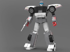 Pre-order X-Transbots MX-26W Bond & James Punch & CounterPunch Indiana Track White Version Action Figure