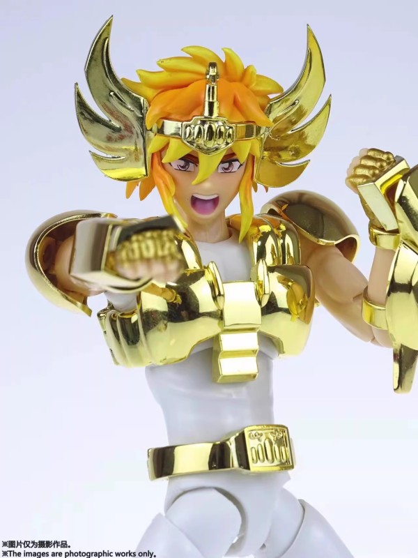 Great Toys Saint Cloth Fighter Myth EX Shiratori Glacier Action Figure Gold version