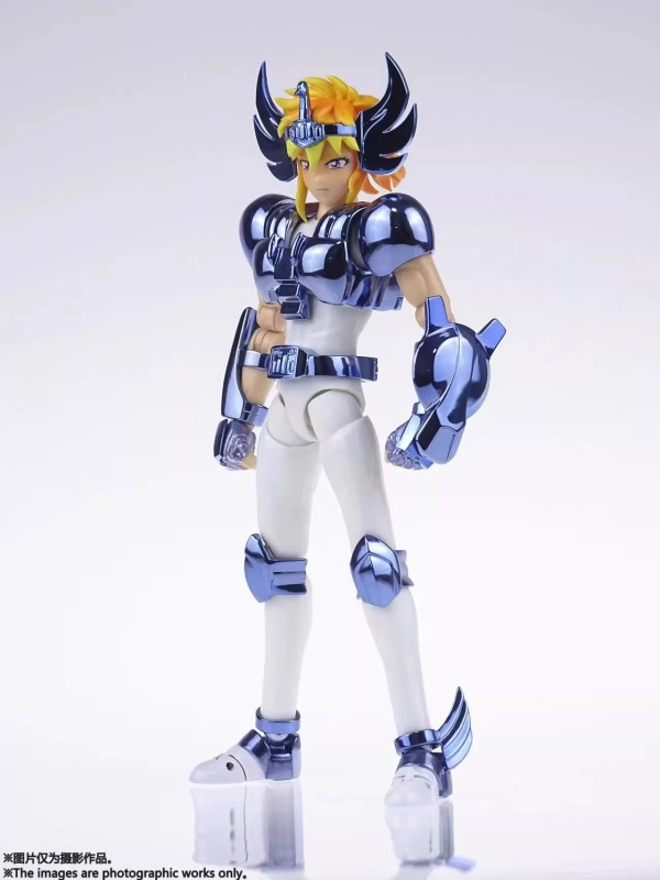 Great Toys Saint Cloth Fighter Myth EX Shiratori Glacier Action Figure Blue version