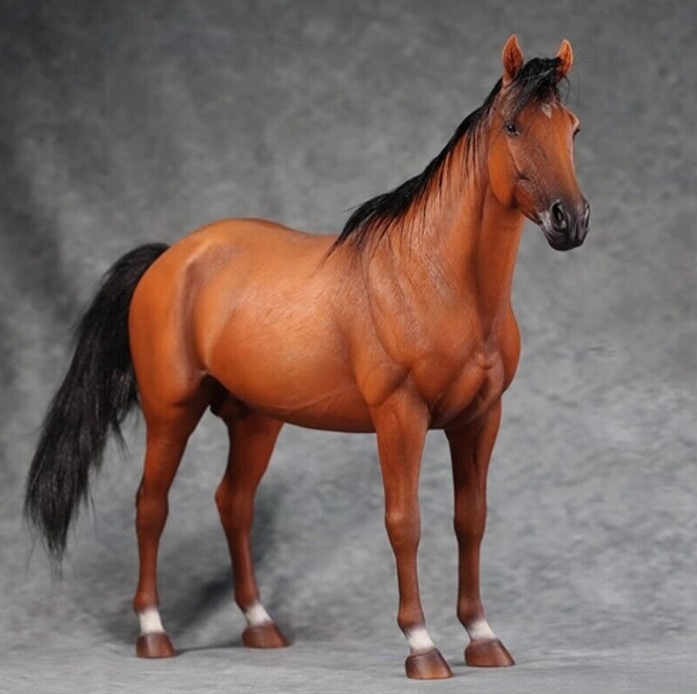 Mrz Z056 1/6 Thoroughbreds simulation Steed animal Handmade toys