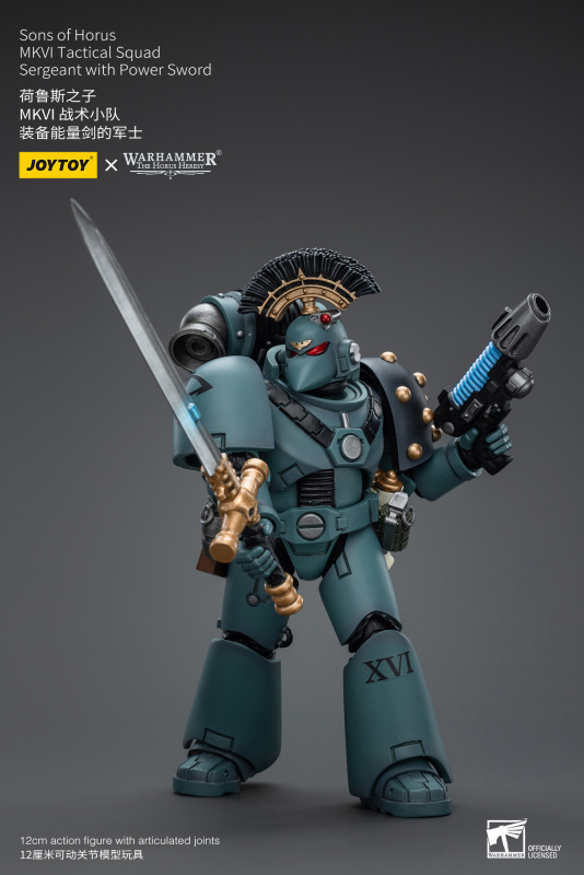Pre-order JoyToy Warhammer Sons of Horus MKVI Tactical Squad Sergeant with Power Sword Action Figure