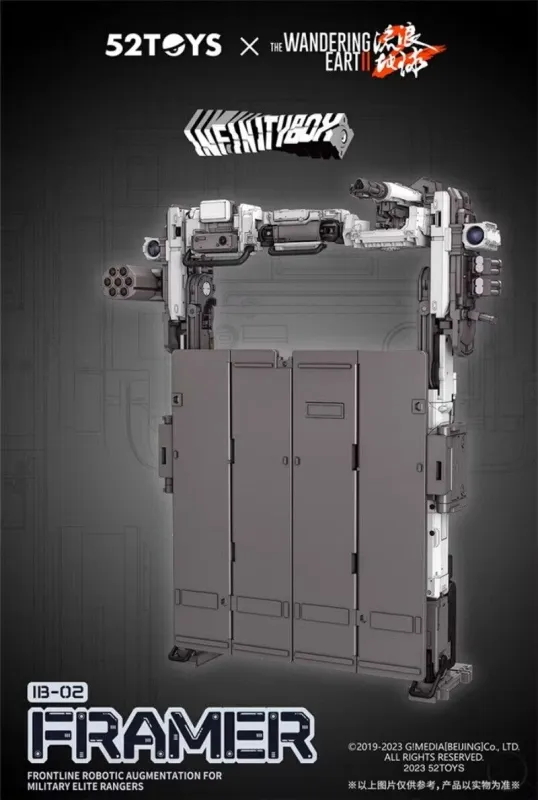 52Toys X THE WANDERING EARTH IB02 FRAMER Action Figure