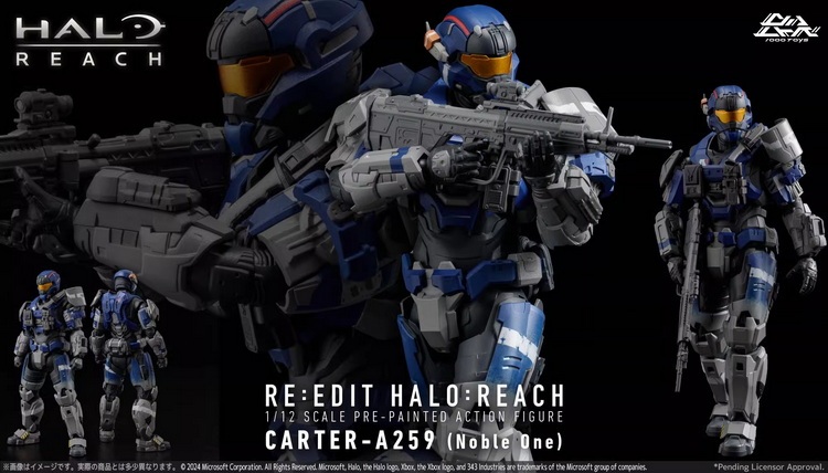 Pre-order Sentinel HALO REACH 1/12 CARTER-A259 Noble One Pre-painted Action Figure
