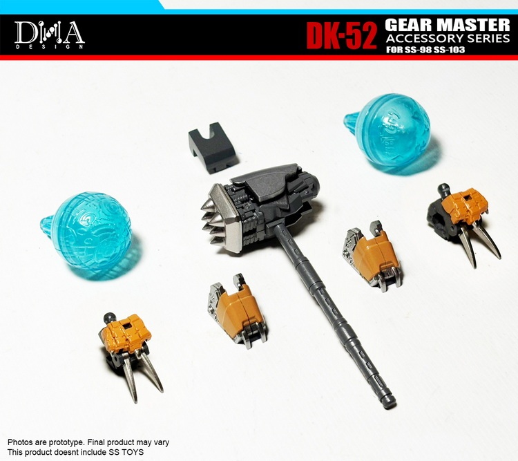 Pre-order DNA DESIGN DK-52 for GEAR MASTER ACCESSORY SERIES FOR SS-98 SS-103