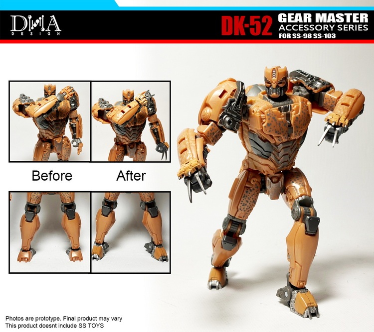 Pre-order DNA DESIGN DK-52 for GEAR MASTER ACCESSORY SERIES FOR SS-98 SS-103