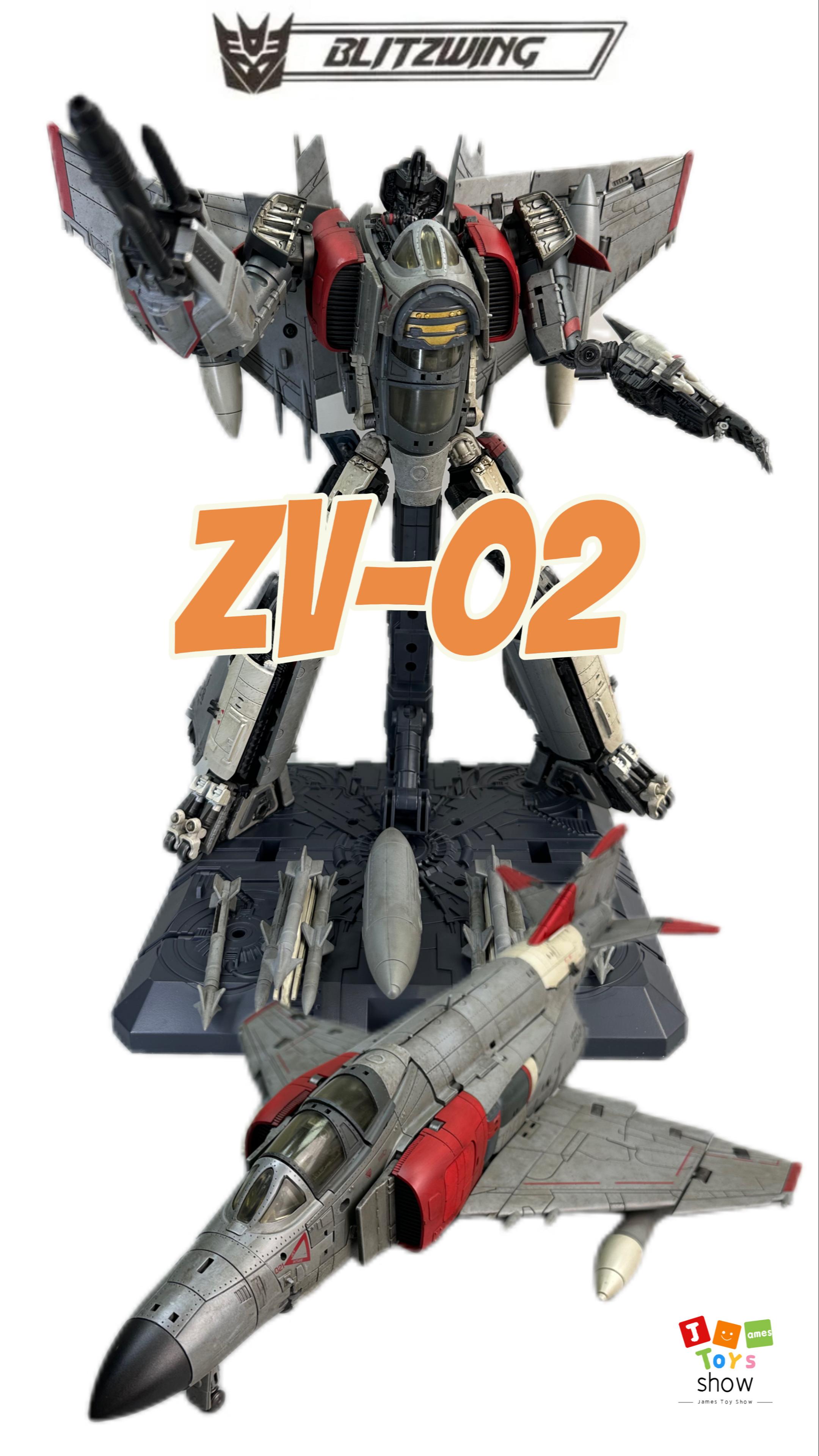 Zeta Toys ZV-02 The Flash Blitzwing Action Figure Toy