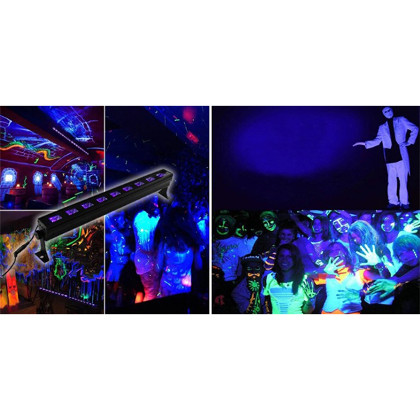 Black Light Uv Led 9*3w Club Bar