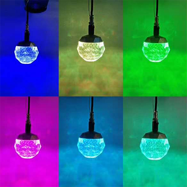 Lifting Crystal Ball Dmx Control Winch LED Lifting Disco Ball Light