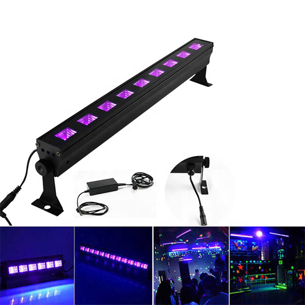 Black Light Uv Led 9*3w Club Bar