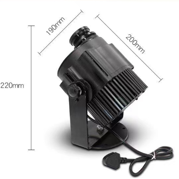 200W High Bright Outdoor Waterproof Logo Lighting LED Gobo Projector