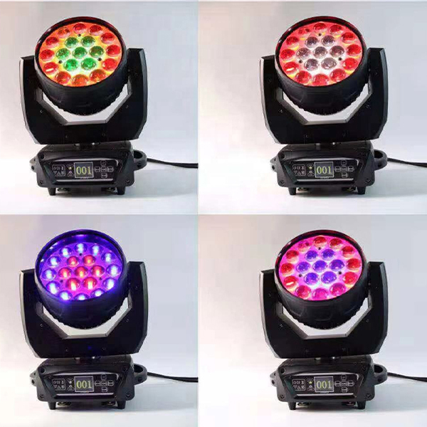 19*12W zoom aura led wash moving head light