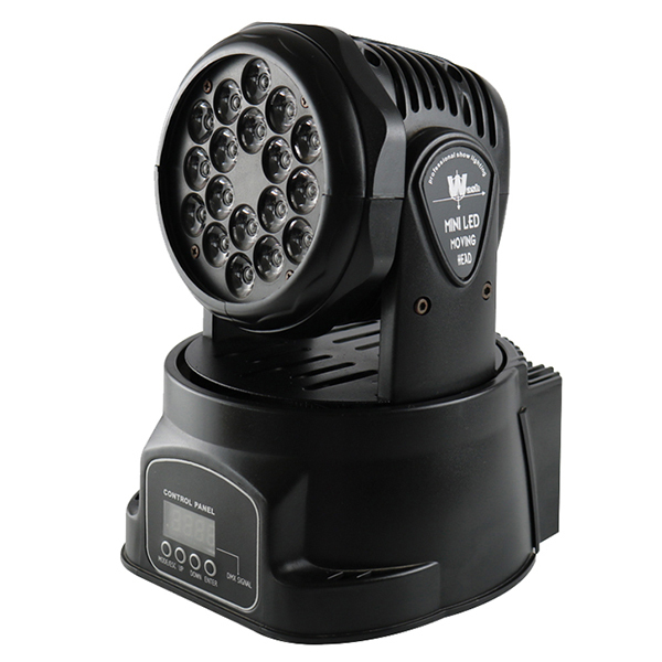 18pcs*3W rgb led mini moving head light