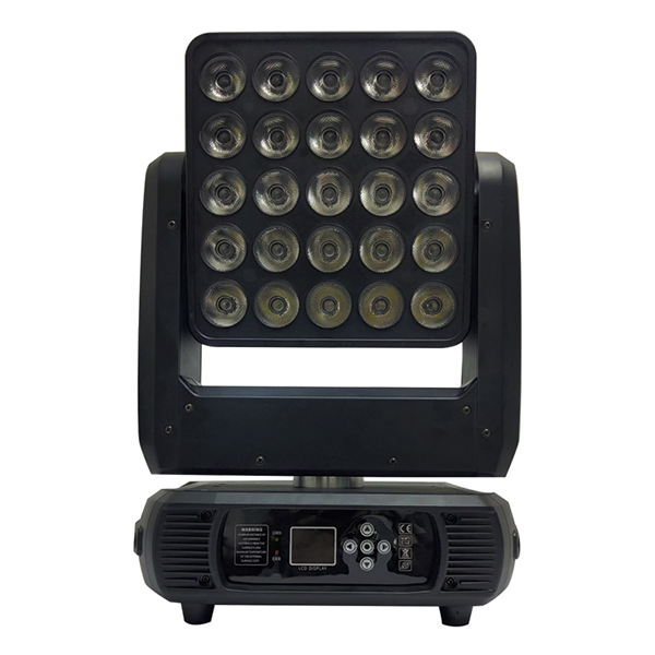 25x12W rgbw wash led matrix light moving head