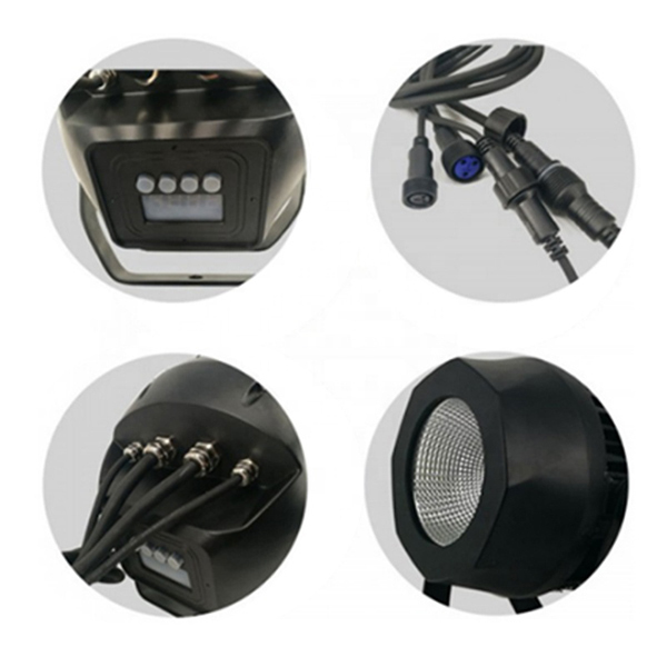 Wedding Disco COB Par Can DMX Professional Waterproof COB 200W Stage Light