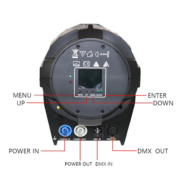 600W Bi-color 2in1 Aluminum LED Profile Spotlight Ellipsoidal