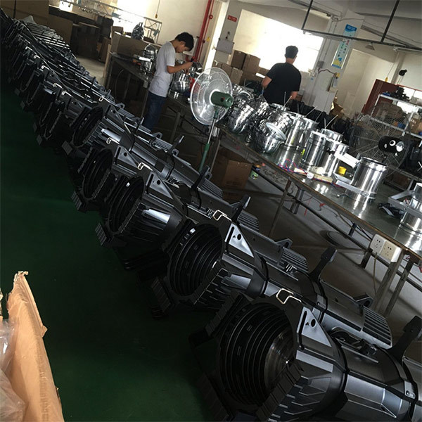 High brightness 200W white color led profile spot ellipsoidal