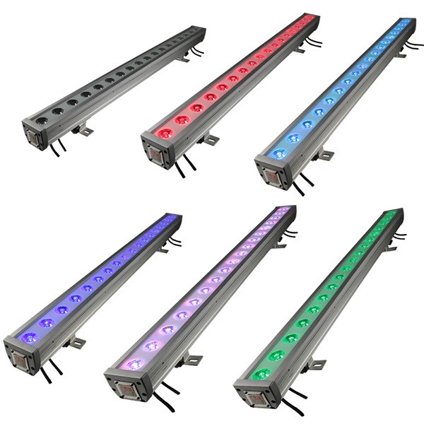 18pcs*3w 3in1 waterproof led wall washer blinder