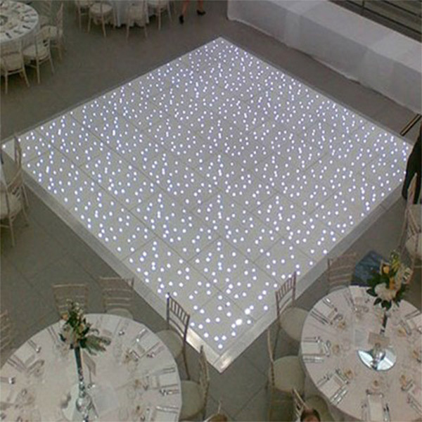 Monoblock Twinkle White Acrylic RGB LED Starlite Dance floor